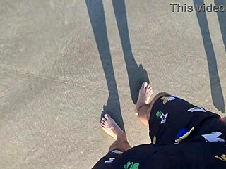 African Amateurs Fingering Big Pussy On Beach With Outdoor Public Fetish In Latina Style