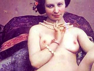 Vintage Lesbians Dive Into Hairy Pussy Licking Across Two Centuries Of Passionate Love