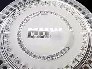 Skinny brunette Marcia Hase deepthroats and rides Rome Major's huge cock passionately