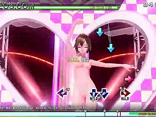 3D goddess Meiko in extreme nude mod change