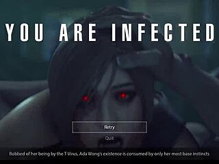 Zombie ada riding monster cock