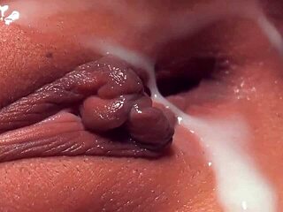 Close-up creampie and cumshot compilation with shaved wet pussies and hardcore fucking action