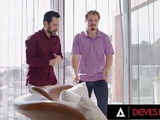 Devils film - wild couple swapping in intense swinger foursome with scarlett sage and carlita ray