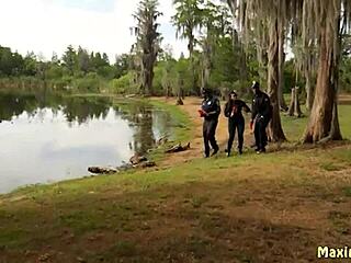 oriental babe maxine x got bbc dicked by all those vigorous studs