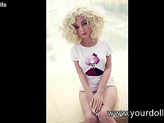 oh man yourdoll's blonde seductive fuck doll with big ass and tits is unreal. she teases in wild sex play!