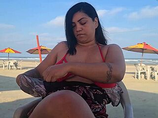 African Amateurs Fingering Big Pussy On Beach With Outdoor Public Fetish In Latina Style
