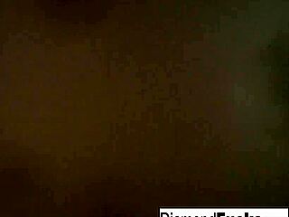 diamond decides to get wet and wild in the shower with big tits latina masturbation solo