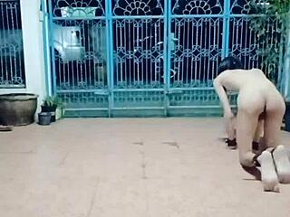 are you ready for thai gay slave action in homemade solo with small waist?