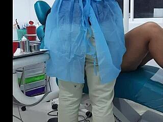 my dentist appointment ends with his big cock in my mouth