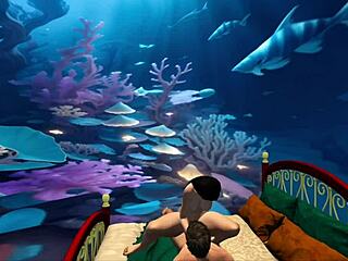 Bubble bath couple explores voyeur fantasy in sensual encounter