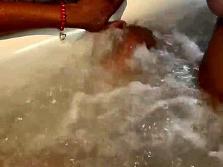 Sucking big black cock in Las Vegas with deepthroat gagging and wet sloppy spit