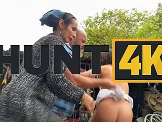 hey, hot brunette, ride my cock while your family watches us outdoors?