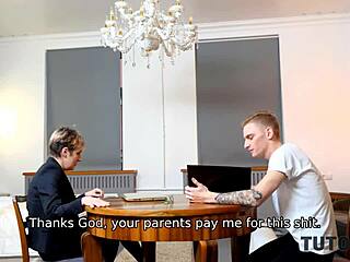 tutor4k tutor with short hair has unforgettable affair with disciple... cheating russian mature missionary sex 😏