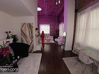 Vr Bangers Lady In Red Vanna Bardot Rides Cock With Moans In High Definition Pov Sex