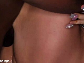 Thick babe screams as monster black cock destroys her wet pussy in rough interracial pounding