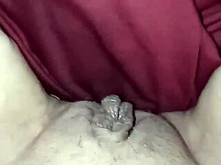 Heating Pussy with Hairdryer All Pissed in Fetish Toilet Scene