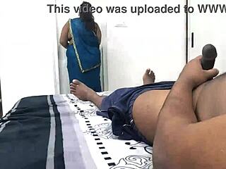 flashing dick to maid swasika in quick encounter