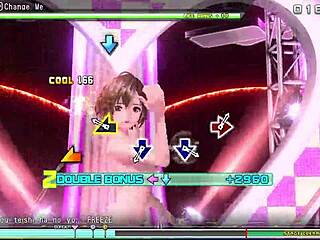 3D goddess Meiko in extreme nude mod change