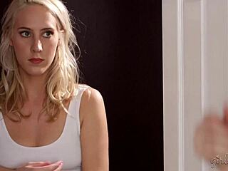 hey, check out veronica vain, jojo kiss, and cadence lux getting into some hot lesbian kissing and squirting action in lingerie