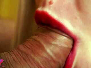 Check out this detailed blowjob close-up scene