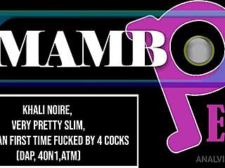 Khali noire slim brazilian first time double penetration anal by monster cocks