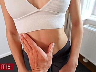 Hey, I hooked up with this French student Candie Luciani at my gym since she couldn't pay 😏. Filled her tight ass with cum! 💦