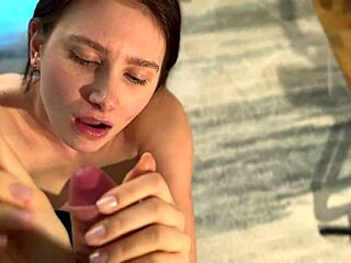 He CALLED her over after PRACTICE and TREATED her to some COCK! Outdoor public blowjob and cumshot on tits.