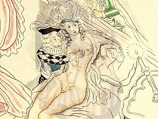 Vintage Erotic Art Features Hairy Retro Scenes Boldly