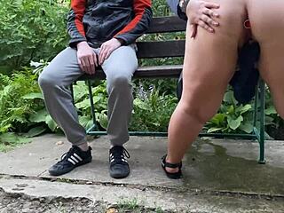 the step son peeped at his step mother's sweet hole