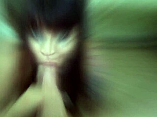 raquel roper casually dives into sucking that massive cock, getting all sloppy and wet with deepthroat action.