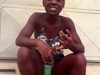 Crazybitch kept twerking to Nigerian afro music