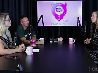 Compilation of Jujube Delícia in Bora Cast with Bruna Carlos Featuring Lingerie Handjob and Group Domination Fetish