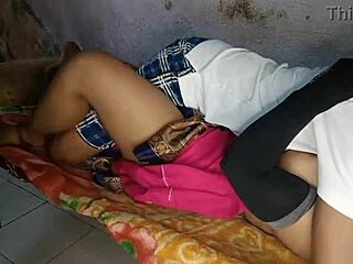 Village Bhabhi's Passionate Rough Orgasm in Homemade Bed Sex