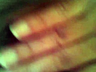 wife squirt in homemade solo masturbation with natural tits