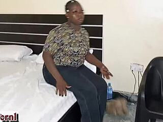 Doctor fucks ebony patient with big black cock during hospital checkup