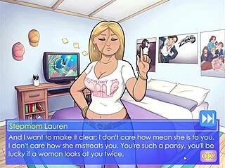 Your New Life as Trainer Alexis in Crossdressing Femdom Game with Strapon Sex and Girl Fucks Guy Action