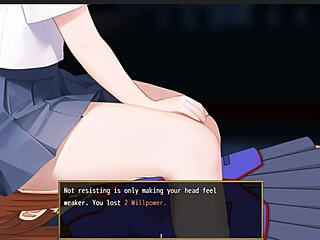Femuzero green haired girl performs detailed facesitting domination