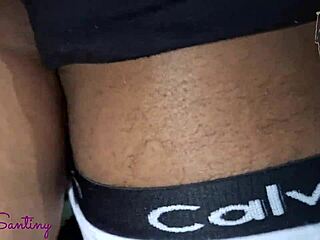 big ass wife gets fucked by big black cock on the street while cuckold husband watches in humiliation