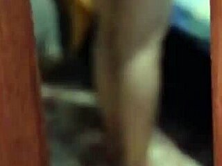 I spy on my Colombian neighbor, she catches me and invites me to fuck her big ass pussy.