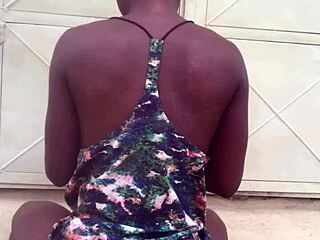 Crazybitch kept twerking to Nigerian afro music