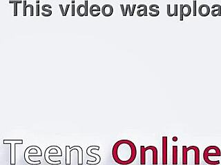 Gorgeous teen in lingerie deepthroats cock and swallows cum in homemade video