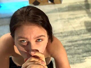 He CALLED her over after PRACTICE and TREATED her to some COCK! Outdoor public blowjob and cumshot on tits.