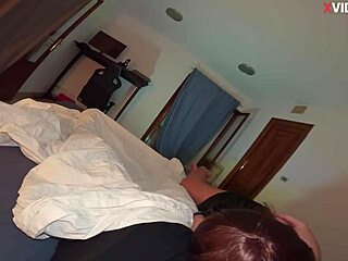 Im in my stepsons bed sucking his dick. He fucks my tight wet pussy until creampie.