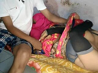 Village Bhabhi's Passionate Rough Orgasm in Homemade Bed Sex