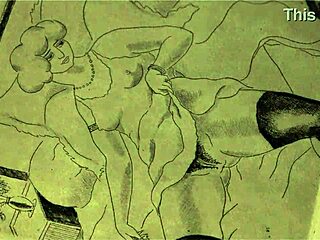 Vintage Erotic Art Features Hairy Retro Scenes Boldly