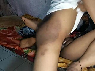 Village Bhabhi's Passionate Rough Orgasm in Homemade Bed Sex