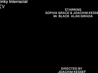 subtle invitation as sophia grace tests double penetration with black bulls in lingerie