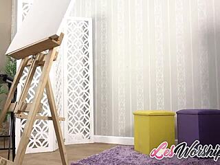 Curvy Interracial Lesbians Lick Ass