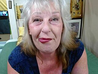 blue granny panties soaked from hairy pussy fingering orgasm!