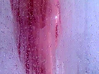 watch her big ass and tits bounce wildly in this explicit shower scene with shaved pussy action!